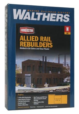 Walthers Cornerstone مجموعة هيكل Walthers Cornerstone HO Scale Allied Rail Rebuilders الكبيرة - Image 2