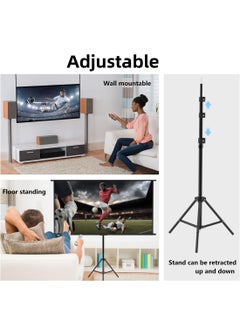 Flash Hawk 2 in 1 84 inch 16:9 Portable Foldable Projection Screen Soft Curtain With Tripod Stand and Carrying Bag for Indoor Outdoor Home Theater Backyard Cinema Travel  - Image 5