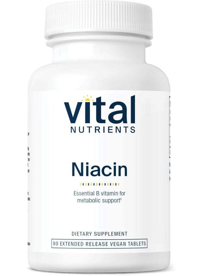 Vital Nutrients Niacin 500mg, Extended Release 90t - Image 1