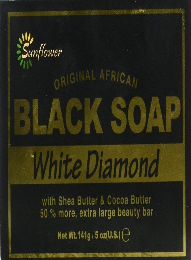 صن فلاور صابون عباد الشمس الأسود، الماس الأبيض، 5 أونصة - Image 4