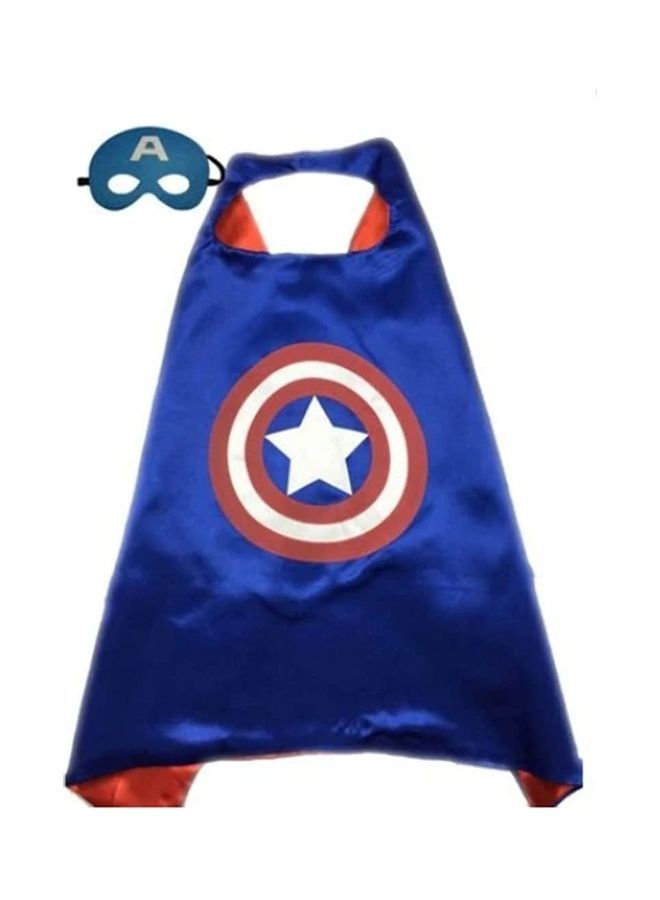 NIBEMINENT Double Sided Costume Cape And Mask Set