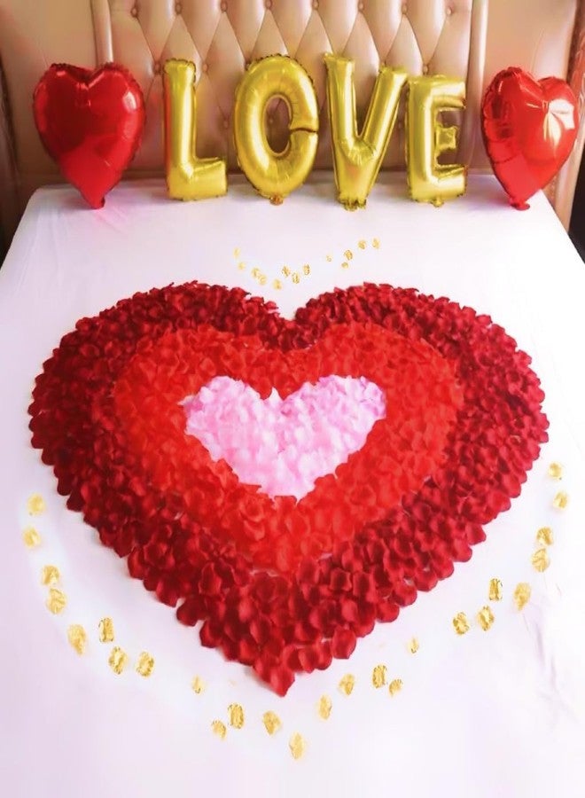 Czhotg 500 Pcs Gold Artificial Silk Flower Petals Silk Rose Petals Fake Petals Emulation Rose Pedals Flower Petals to Throw Wedding for Hotel Home Parties Anniversaries Wedding Decor, Decorations - Image 3
