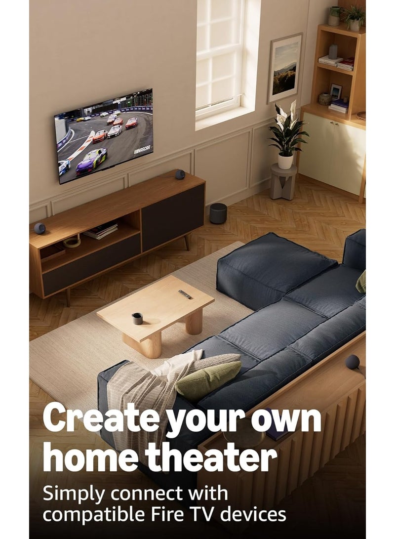 Amazon Ev Dot Max (latest model), AI-powered speaker with room-filling sound and integrated smart home control center, with early access to Smart Assistant Plus - Image 2