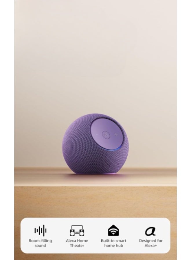 Amazon Ev Dot Max (latest model), AI-powered speaker with room-filling sound and integrated smart home control center, with early access to Smart Assistant Plus - Image 5