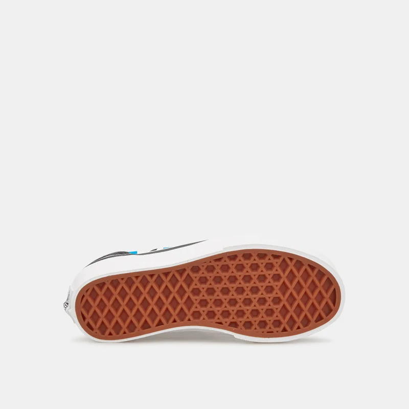 VANS Kids' Glow Checkerboard Sharks Old Skool Unisex Shoe
