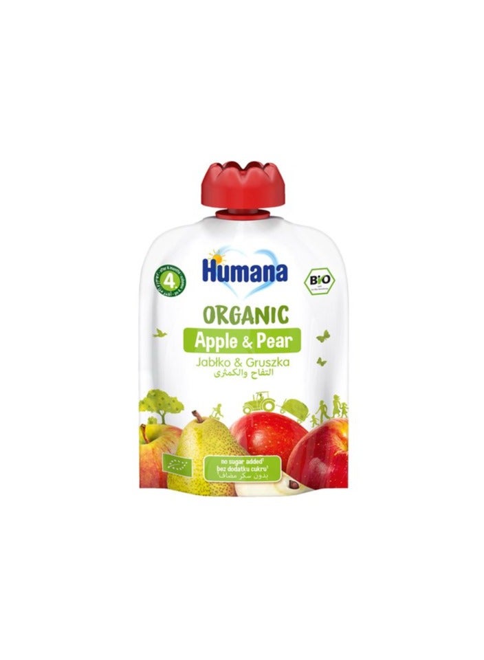 Humana Bio Organic Apple Pear Puree 90g
