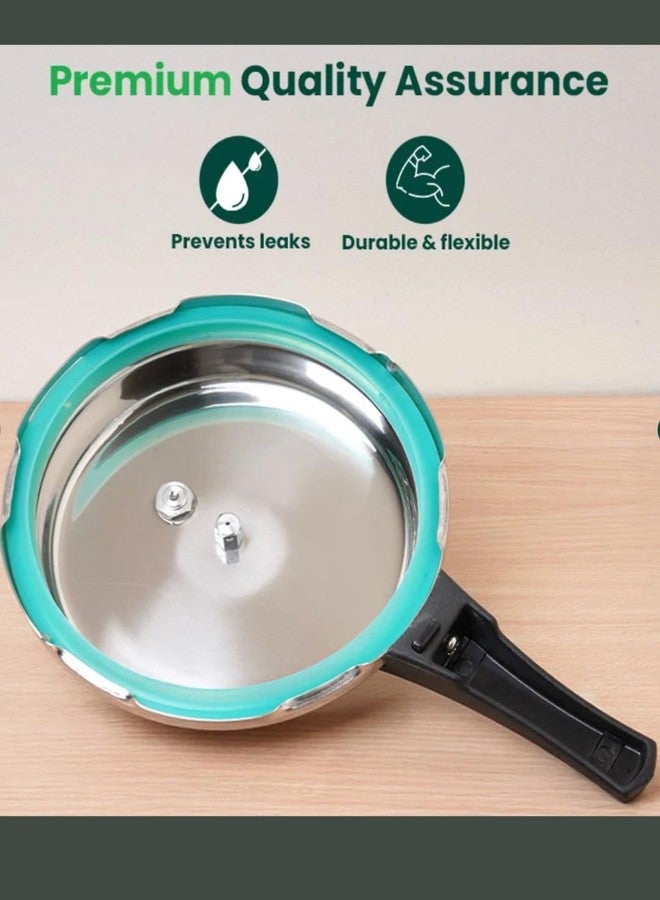 QUICK CLICK GOODS Silicone Gasket compatible with Popular Svachh Aluminium Pressure Cooker, 2 Litre, 19 cm Diameter, Black - Image 4