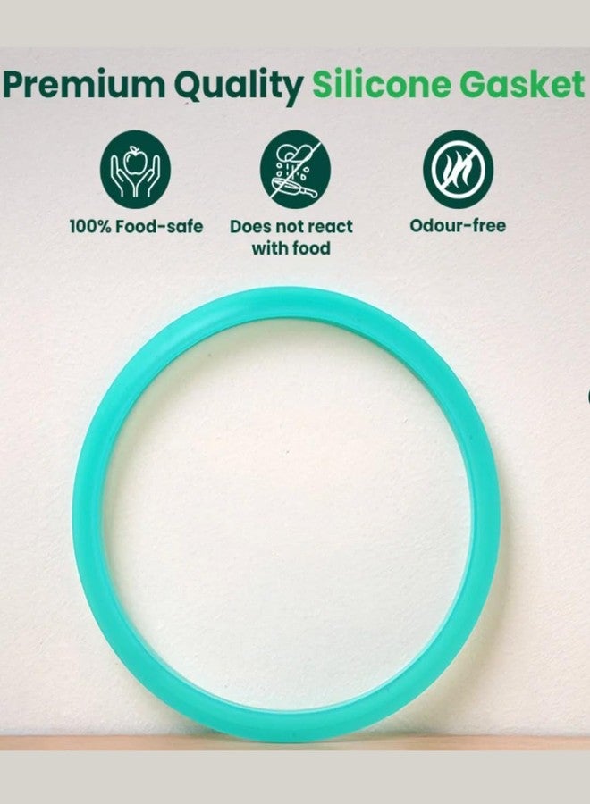 QUICK CLICK GOODS Silicone Gasket compatible with Popular Svachh Aluminium Pressure Cooker, 2 Litre, 19 cm Diameter, Black - Image 3