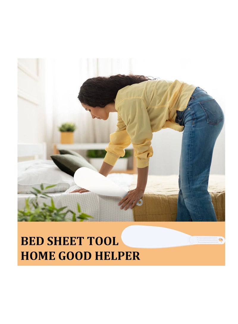Mattress Lifter Bed Sheet Tool Extra Long Making for Changing Sheets Bedsheet Change Helper Tucking Paddle Bedding Duvets Neatly and Easy(Set of 2) - Image 5