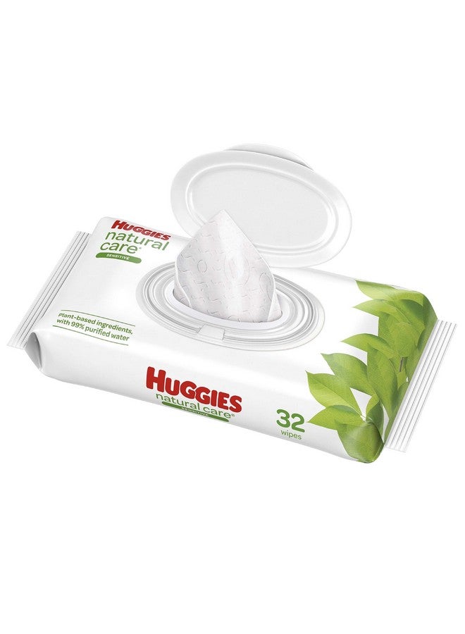 HUGGIES Natural Care, Baby Wipes, Unscented, 32 Count - Image 1