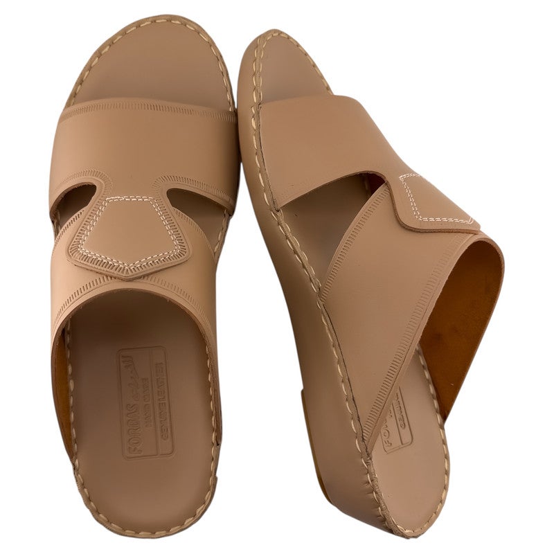 AET A E T Handmade Arabic Sandals For Men | Outdoor Mens Slippers | Everyday Flip Flops Open Toe | Arabic Genuine Softy Leather | New Design | Matching Color Footbed | Comfortable & LightWeight - Image 2