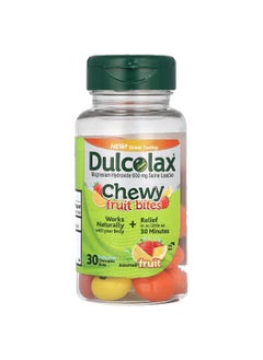 DULCOLAX Dulcolax, Chewy Fruit Bites, Assorted Fruit , 30 Chewable Bites  - Image 1