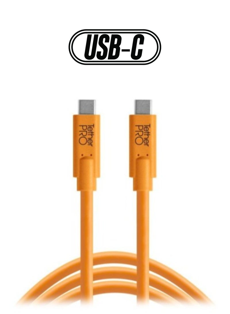 Tether Tools TetherPro USB-C to USB-C 15' (4.6m) - Image 1