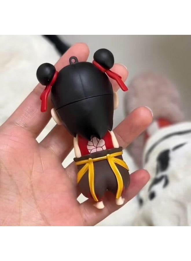 Which Face-changing Doll Magic Child's Expression Decompression Toy Online Red Explosions Creative Funny Hand-made Doll Pendant-Colour:Yellow-labu Bu - Image 4