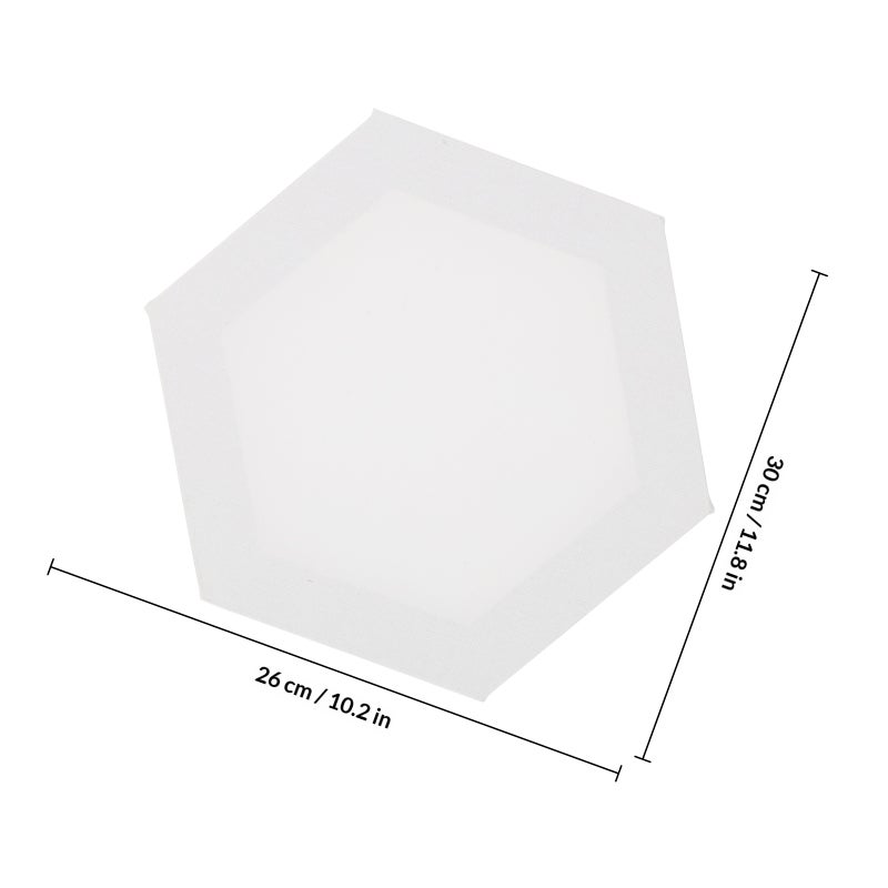 3Pcs Painting Canvas Panel Blank Canvas Frame White Painting Board for Students - Image 2