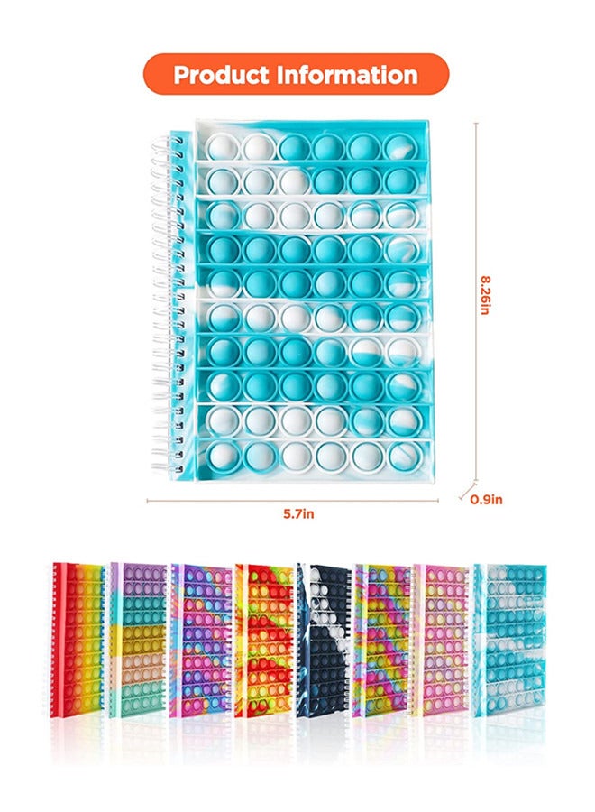 ISank Spiral Notebook Push Pop Bubble Fidget Sensory Toys - Image 2