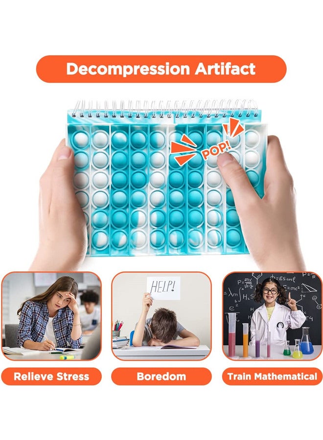 ISank Spiral Notebook Push Pop Bubble Fidget Sensory Toys - Image 3