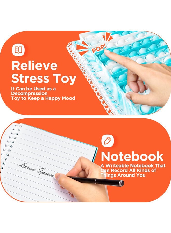 ISank Spiral Notebook Push Pop Bubble Fidget Sensory Toys - Image 4
