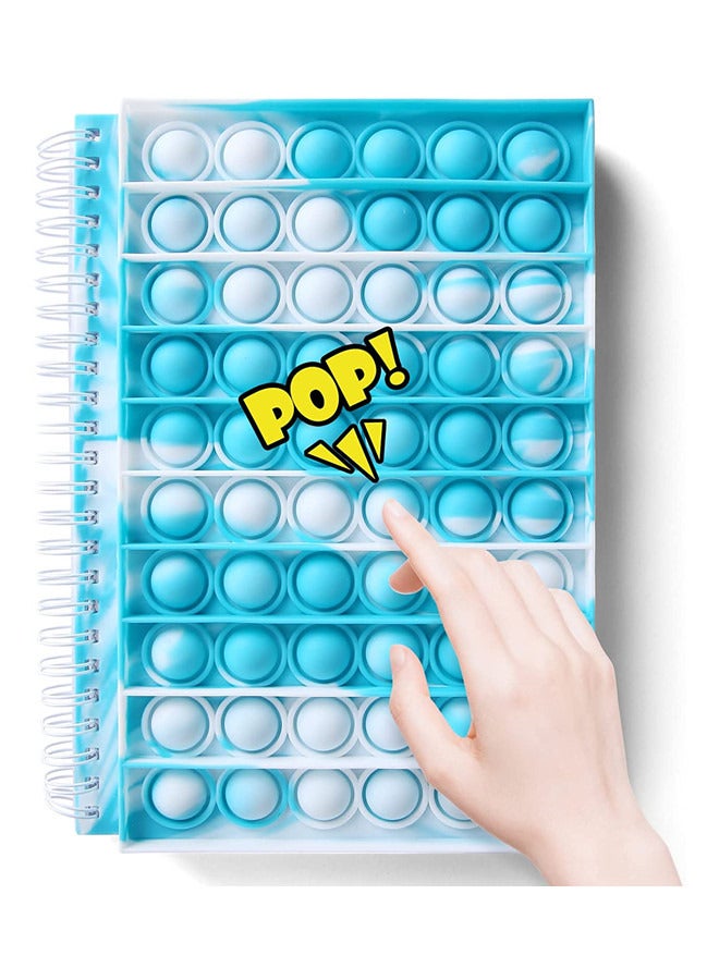 ISank Spiral Notebook Push Pop Bubble Fidget Sensory Toys - Image 1