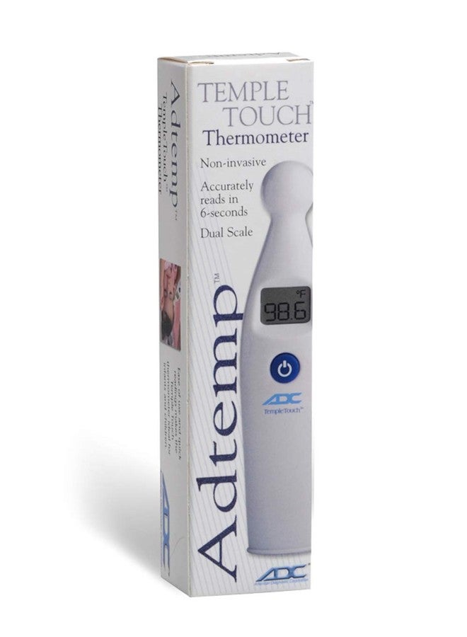 ادس مقياس حرارة رقمي ADC Temple Touch لقياس درجة الحرارة، غير جراحي وسريع القراءة، مناسب للأطفال الرضع وحديثي الولادة والأطفال والبالغين، Adtemp 427، أبيض (قد يختلف شكل العبوة) - Image 5