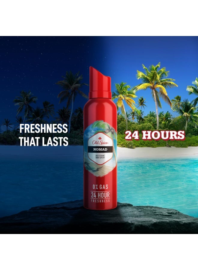 Old Spice Nomad No Gas 24 hour Long Lasting Freshness Deodorant Perfume Body Spray For Men, 140ml - Image 4