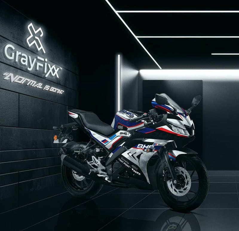 Grayfixx BHP6 Full Body Sticker for R15S & V3 | Made in Premium Gloss Vinyl with FPF(Fade Protection Film), Water Proof, Precut Sticker, Pack of 1 Both Side with 2 Years Guarantee - Image 2