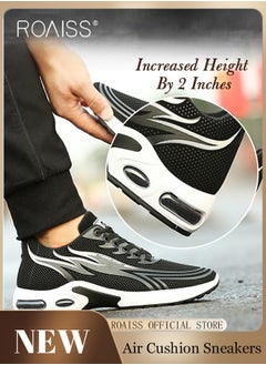 roaiss New Men Lace up Front Colorblock Sneakers Sport Outdoor Canvas Skate Shoes INS Trendy Casual Lightweight Comfy Men's Walking Shoes for Young Men Teenagers Spring and Summer  - Image 1