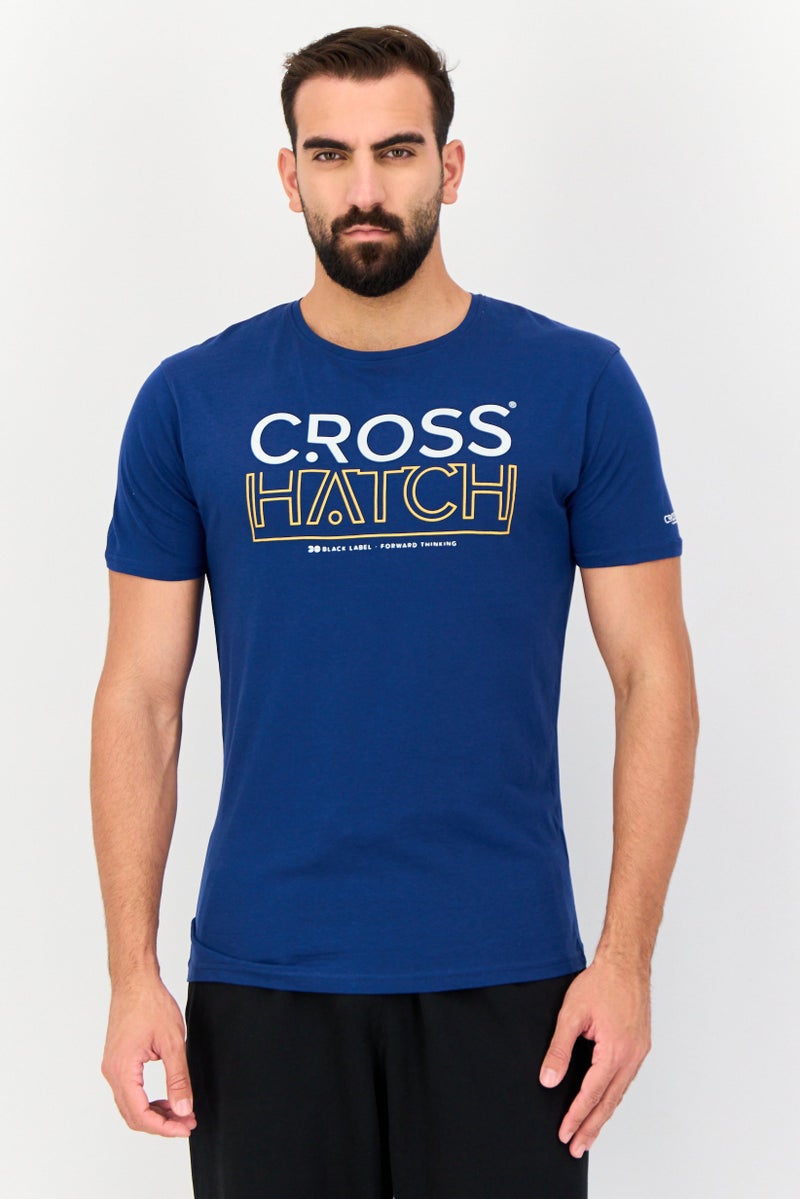 CROSSHATCH Men 2 Piece Crew Neck Short Sleeve Graphic Printed T-Shirt, Multicolor - Image 4