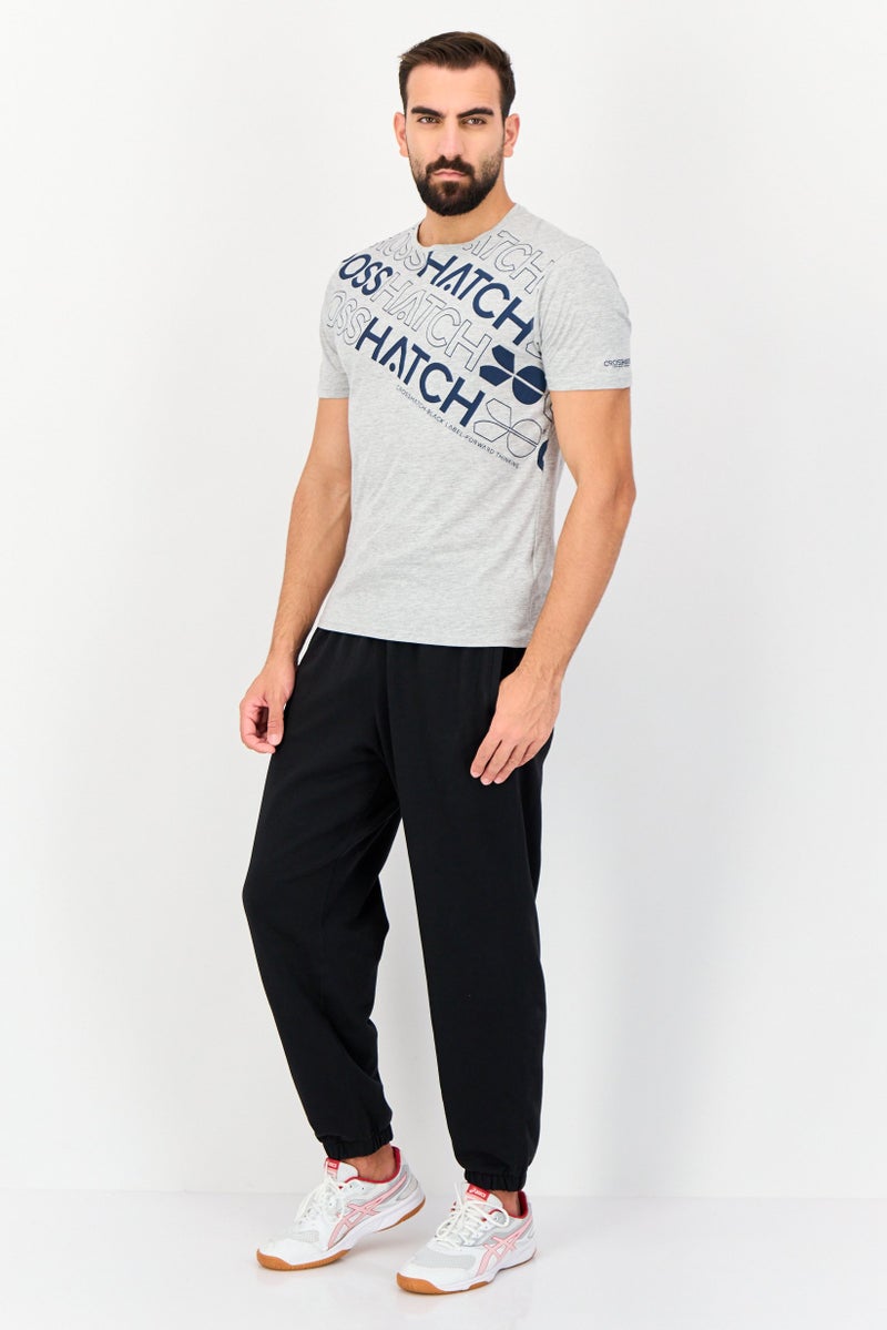 CROSSHATCH Men 2 Piece Crew Neck Short Sleeve Graphic Printed T-Shirt, Multicolor - Image 2