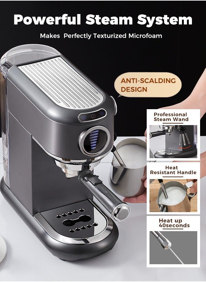 Cafelffe - 4 In 1 Espresso Machine Hot Cold Coffee Machine For Nespresso Dolce Gusto ESE Pods And Ground Coffee For Household Hotel And Office 1.1L - Image 1