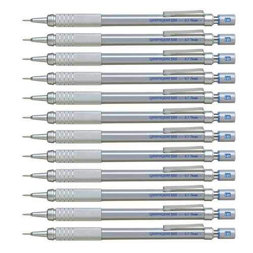 Pentel قلم رصاص ميكانيكي للرسم Pentel Graphgear 500 PG517 0.7mm - Image 1