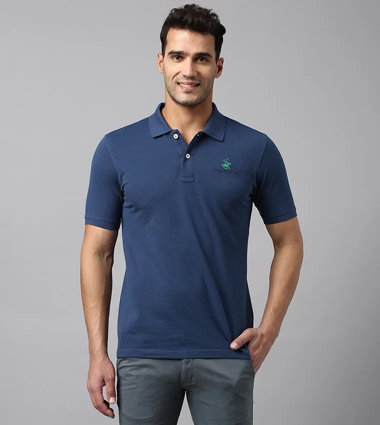 BEVERLY HILLS POLO CLUB Graphic Print Slim Fit Polo T-Shirt