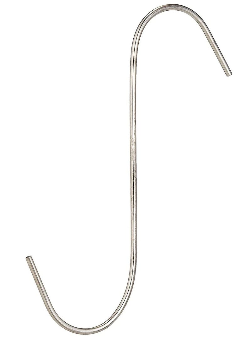 Cool Baby - Stainless Steel S Hook 10 Pack Pot Hanger Round Polished Metal Chef Kitchen Tools L - Image 1