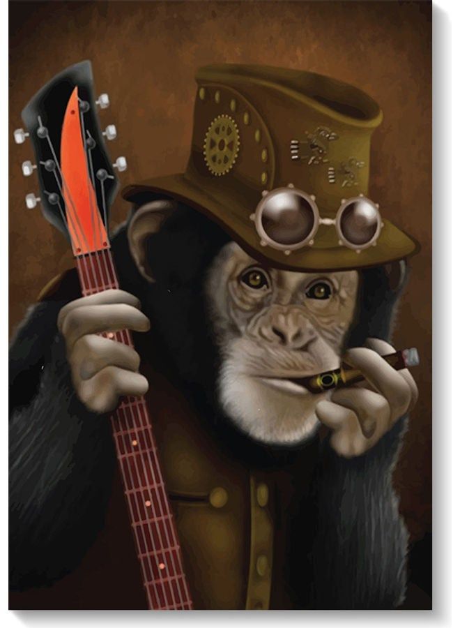 RYN لوحة فنية جدارية زخرفية متعددة الألوان 40 × 60 سم - Image 2