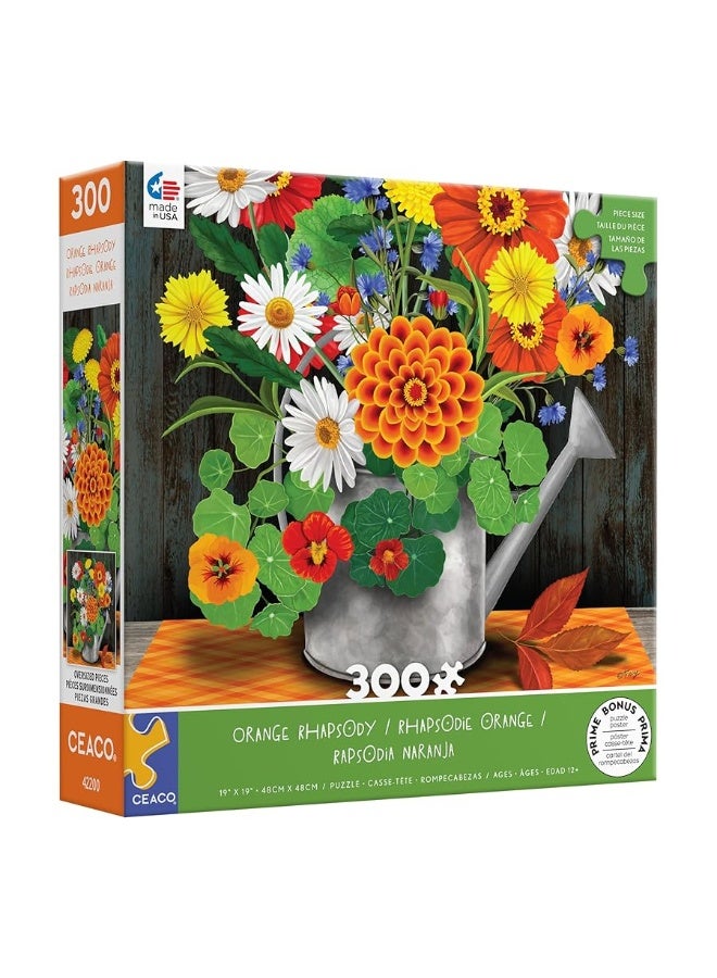 Ceaco - Orange Rhapsody - 300 Piece Jigsaw Puzzle - Image 2
