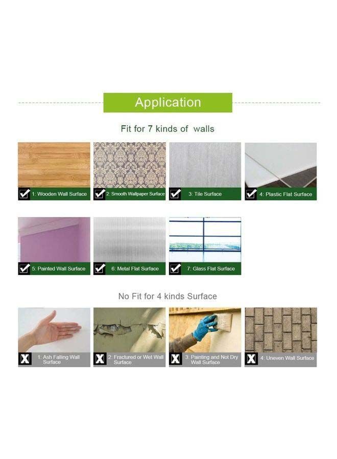 NIBEMINENT Thickened Waterproof Removable Dry Erase Self-Adhesive Whiteboard Sticker White - Image 5