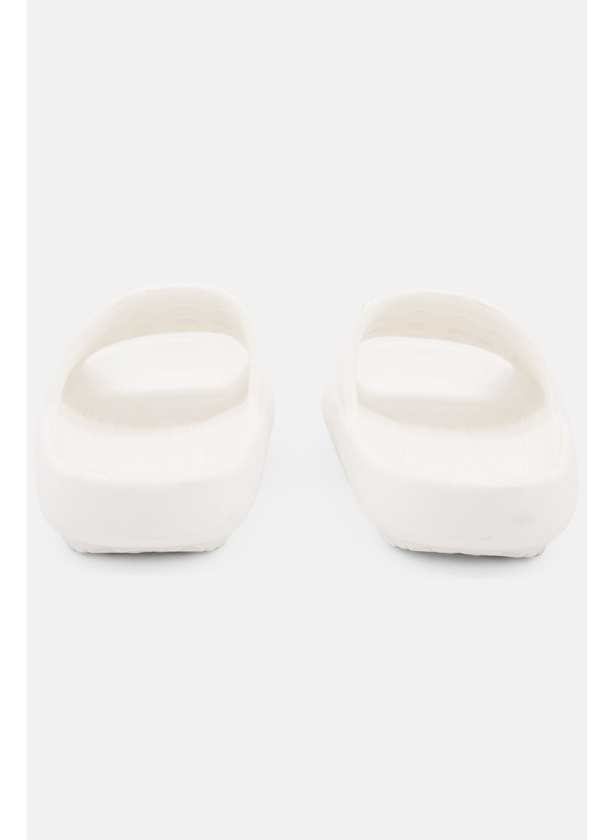 Kenneth Cole - Women Slip On Textured Slides, White - Image 1