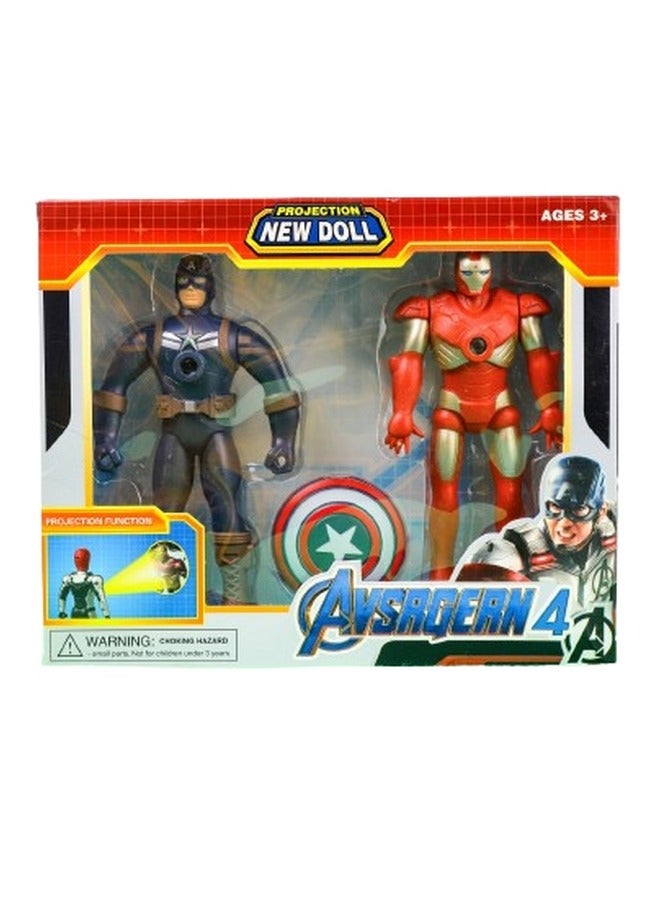 شخصيات افنجرز العارضة للصورة 2 قطعة - 0891B-1-2 - Image 1