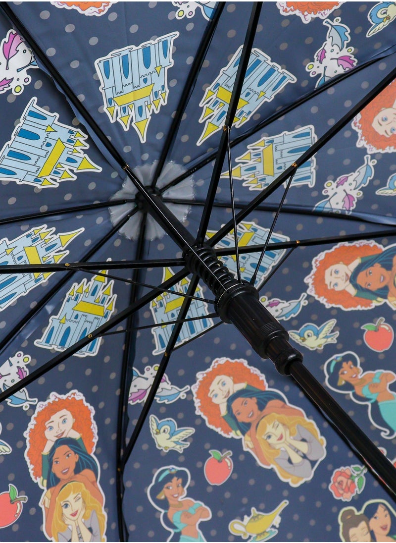 Disney Princess - Disney Princess Plastic Cover Umbrella for Kids with Whistle - Image 1