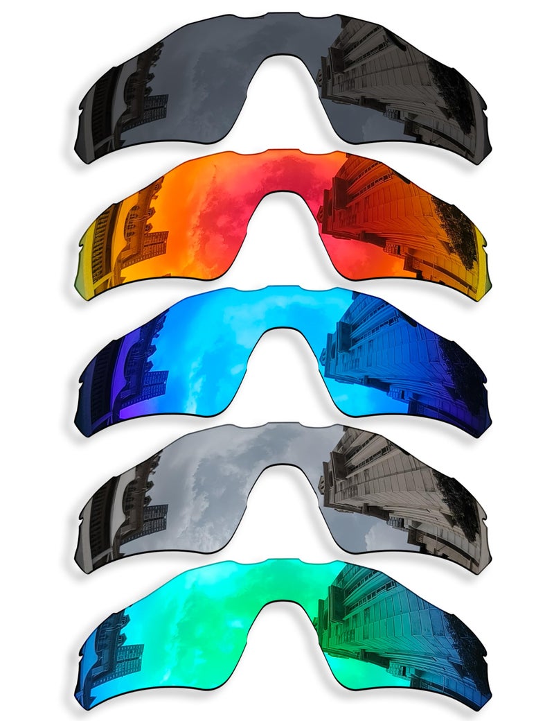 Betterun 5 Pieces Polarized Replacement Lenses for Oakley Radar EV Path OO9208 Sunglasses, Anti-Scratch and Impact Resistant - Image 1