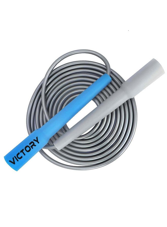 VICTORY Adjustable Skipping Rope for Men and Women for Kids Jumping Rope for Exercise, Gym Fitnes Freestyle Skipping Rope (Blue),Rubber - Image 1