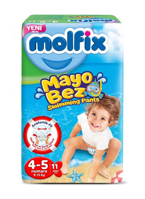Molfix - Swimming pants - Size 4&5 - 11 Pieces