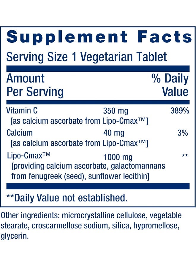 Life Extension Vitamin C Liposomal Hydrogel for Adults - 60 Tablets - Image 2