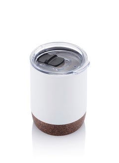 Hans Larsen GOUDA - Hans Larsen Vacuum Mug With Cork Base - White  - Image 1