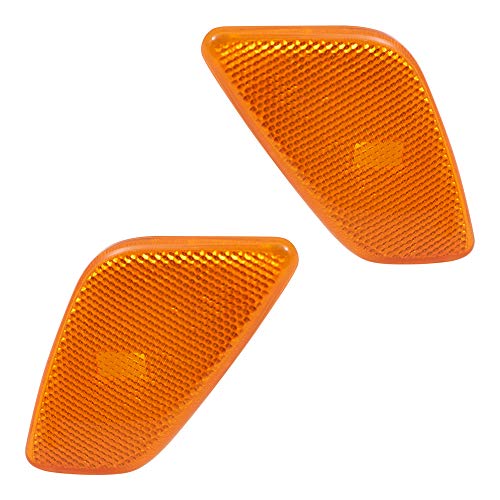 Brock Replacement Set Driver and Passenger Park Signal Side Marker Lights Compatible with 55155629AC 55155628AC - Image 1
