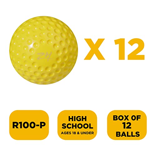 Furlihong 12-Inch Sting-Free Dimpled Training Softballs for 6902BHA Toss Machine, 6.57 oz/pcs, by The Dozen - Image 3