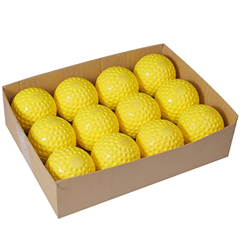 Furlihong 12-Inch Sting-Free Dimpled Training Softballs for 6902BHA Toss Machine, 6.57 oz/pcs, by The Dozen - Image 5