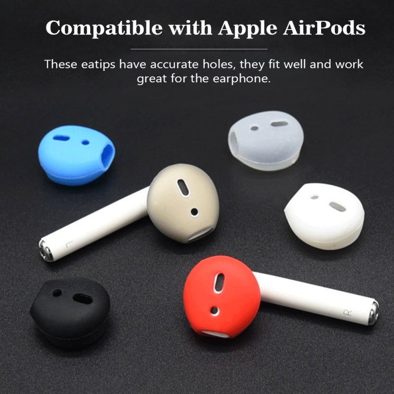 Silicone Earphone Tips: White Ultra-thin Soft Silicone For All-day Comfort - Precision Holes For Perfect Fit Superior Sound Quality, L/R Marked Charging Case Compatible Earbud Tips For Workout Exercis - Image 4