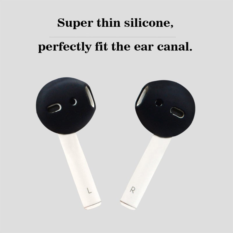 Silicone Earphone Tips: White Ultra-thin Soft Silicone For All-day Comfort - Precision Holes For Perfect Fit Superior Sound Quality, L/R Marked Charging Case Compatible Earbud Tips For Workout Exercis - Image 5