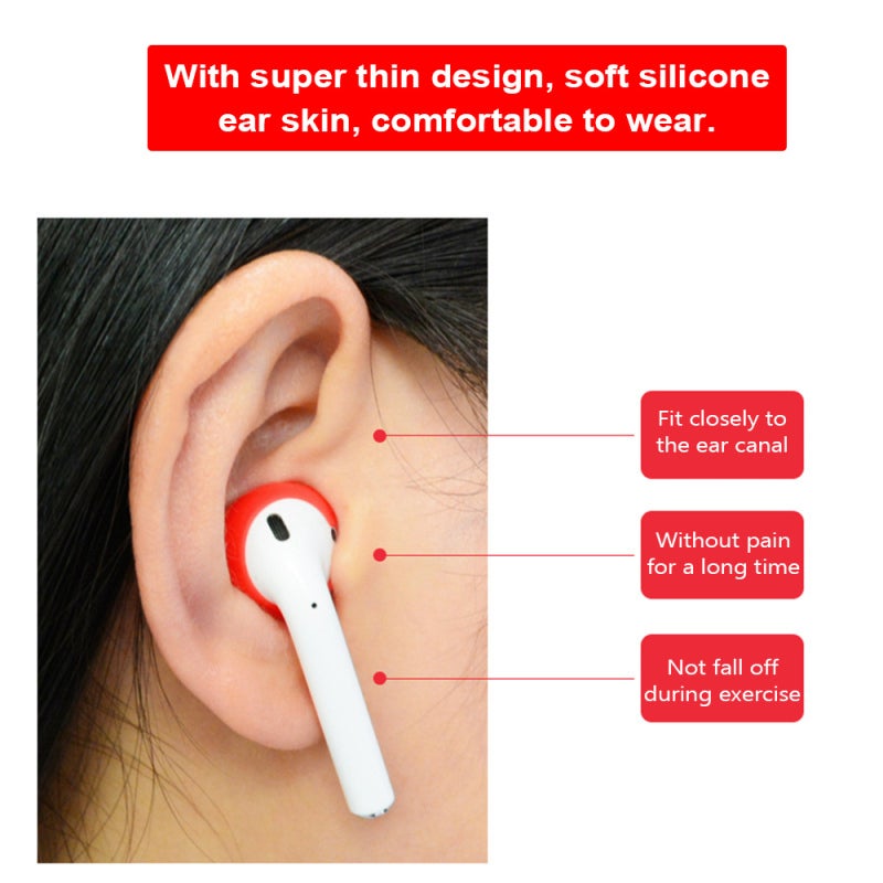 Silicone Earphone Tips: White Ultra-thin Soft Silicone For All-day Comfort - Precision Holes For Perfect Fit Superior Sound Quality, L/R Marked Charging Case Compatible Earbud Tips For Workout Exercis - Image 2